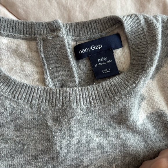 Baby Gap‎ Girls' Stars Sweater Dress Size 12-18M - Picture 3 of 4